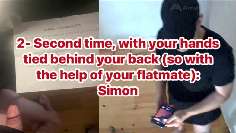 AmateurMates: Amatorskie współlokatorki film same podejmując odważne postawione przez naśladowcę - pełna...