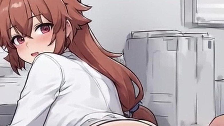 Aiwaifuloops: Waifu Amatorskie nastolatka POV biurowe stroje kąpielowe złośliwiec i zbliżenie...