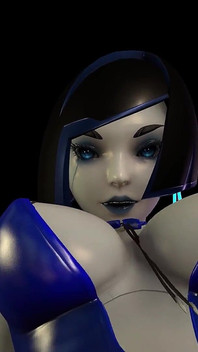 Демі катається у позі наїзниці, поки вона не отримає фонтан сперми | Subverse Parody