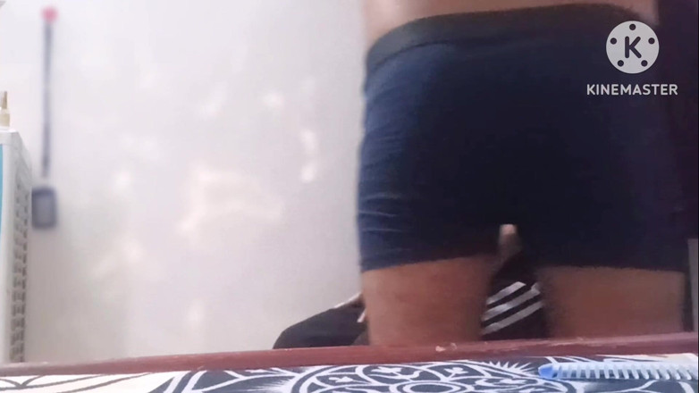 Desi__Panda: Rakan sekelas lurus kali pertama dikongkek pantat keras