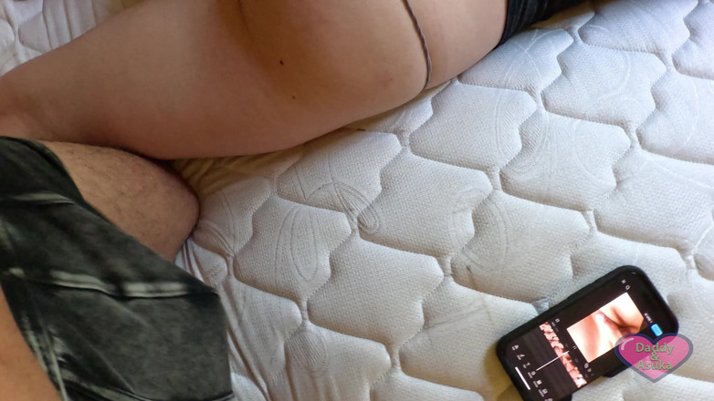 Daddy and Asuka: Rilassarsi E Sborrando Sulle Sue Chiappe Perfette