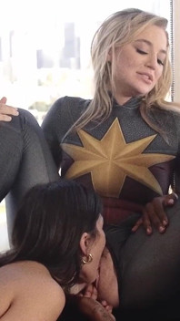 Superhero Threesome