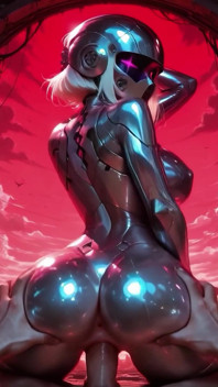 Cyborgs Harvest My Semen! - with Sound - Ai Generated