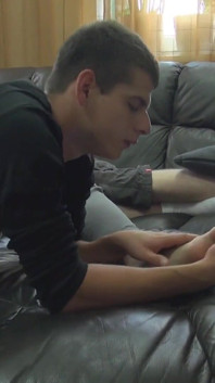 Hot Threesome Fucking with Feet Loving Buddies