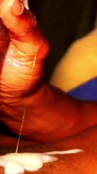 I can't believe he did this! Big black gay big dick amateur BBC cum load pt 24