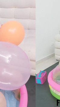 Free+b2p 1718ballons Havuzda Sıcak Su