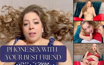 ElleEros: Seks telefon dengan kawan baik awak - sudut pandangan pertama dengan...