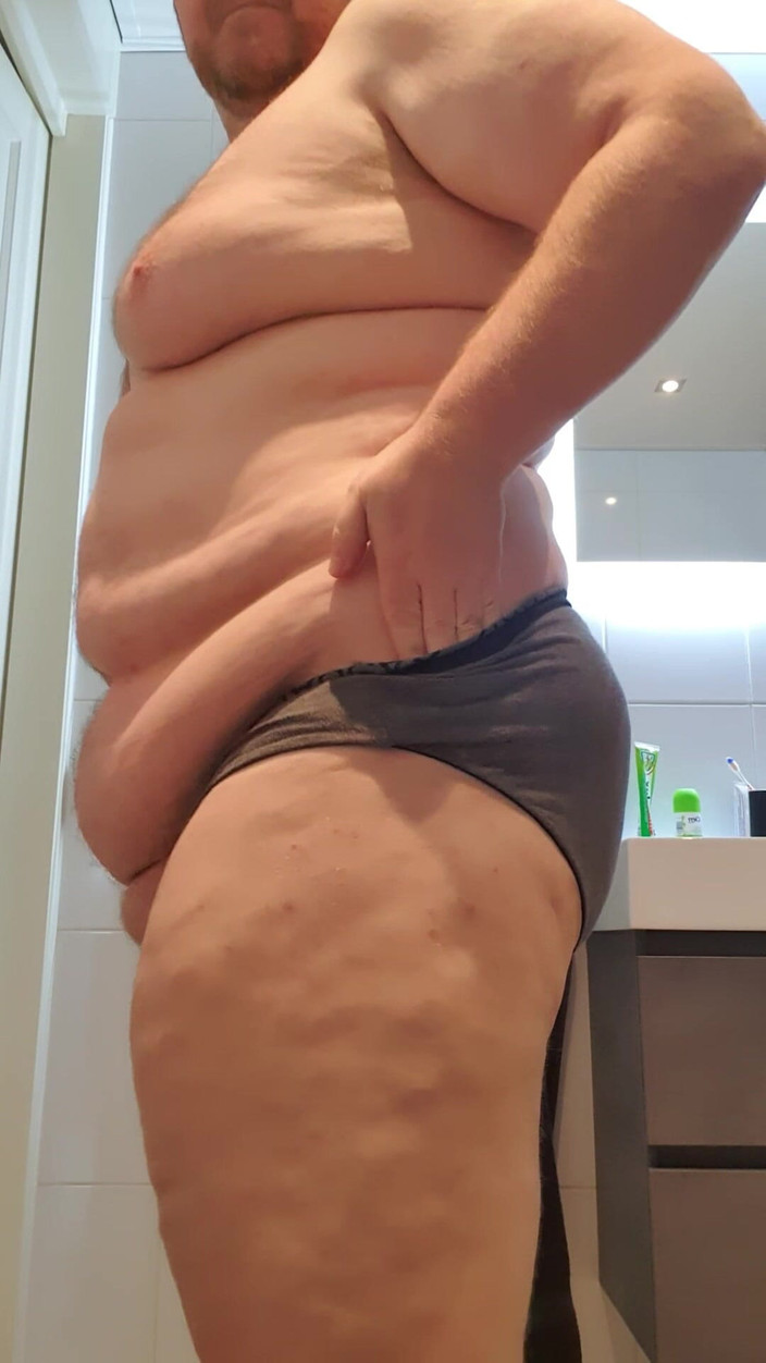 Gordifat: Vet naakt voor bad