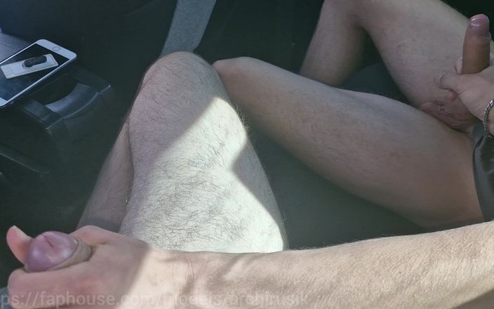 Femboy vs hot boy: Publicly in the Car Pouring Hot Cum From Our Big...