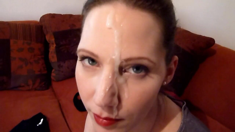 Viktoria Goo: Cumslut - facialized without a warning!