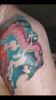 My Octopus Tattoo Is Finished! I Love It!