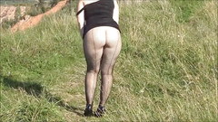 RedRoseRus: Ukazuji žádné kalhotky - Velké zadky v punčochách