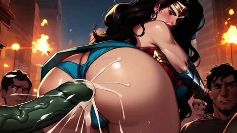 Spicy Toons: Mujer maravillosa vs los hulks insaciables, película completa