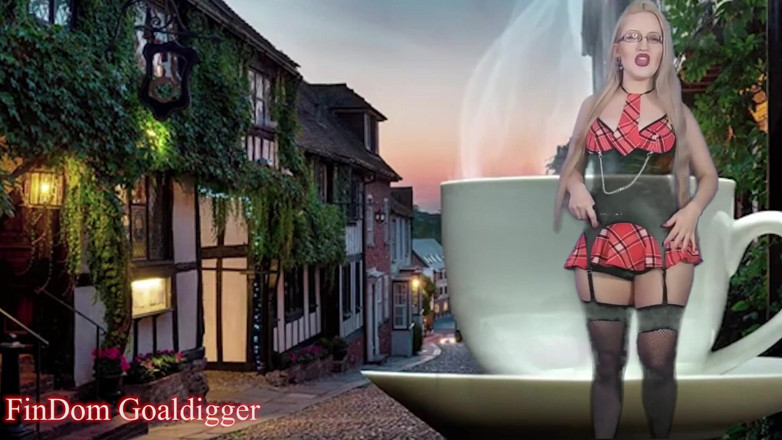 FinDom Goaldigger: First chastity cage lesson