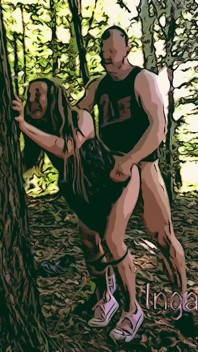 Older Guy Fucks Young Blonde in the Woods