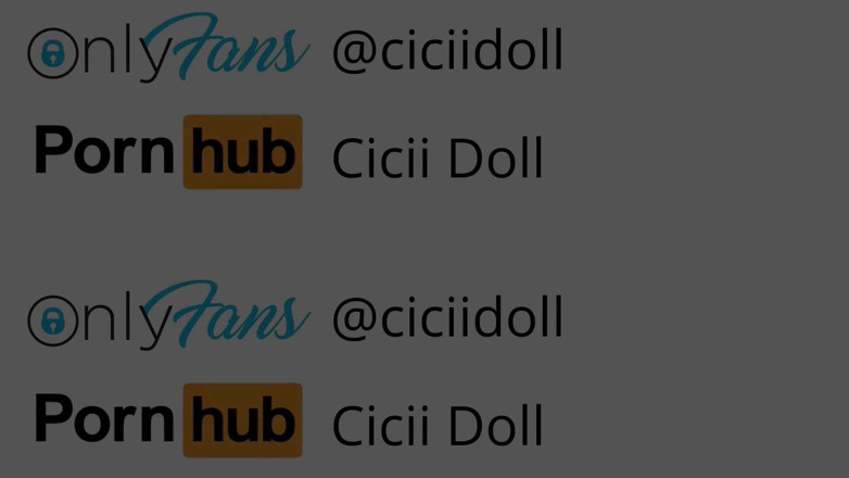 Cicii Doll: Kåt bystig oskyldig tjej sprider benen för att röra, gnugga &amp;knulla...