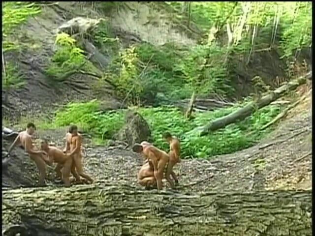 Boy Zone: Forest orgy with horny jocks