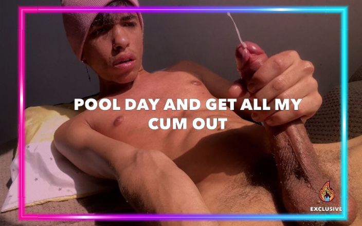 Isak Perverts: Pool day and get all my cum out