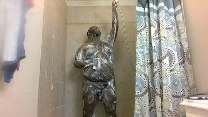 bigblacktxchub: Morning Shower Super Clean