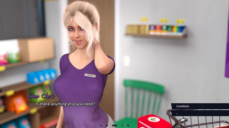 Dirty GamesXxX: Summer heat: guy buys condoms from sexy clerk at the...