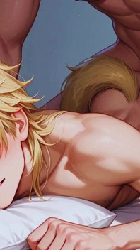 Anime Blonde Femboy Twink Furry