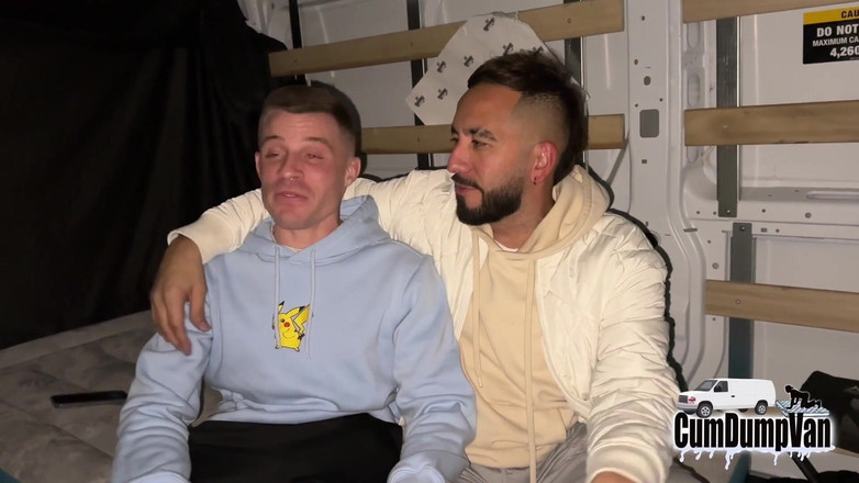Cum Dump Van: All american Twink bere Anon BBC Gang bang Cum Skládka...