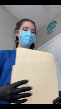 POV Dental Exam Blue Scrubs to Topless