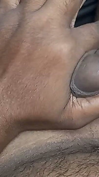 My Indian Penis and Me Handjob with Licking
