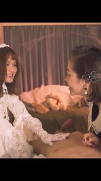 Model TV - the Witch Asks for Cum-double Demon Fight for Food