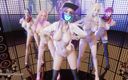 3D-Hentai Games: [MMD] Badkiz - Venha mais perto sexy striptease Ahri Akali Seraphine...