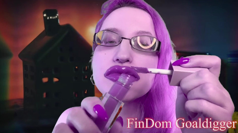 FinDom Goaldigger: Děvka obrovská rty dívka transformace