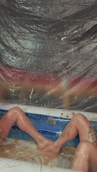 Sploshing Wet & Messy Party - Loula and Nikki