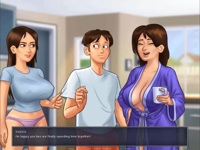 Cartoon Play: Summertime saga parte 63 - lujuria por hermanastra