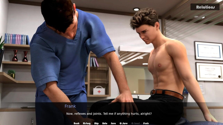 Future man: หมอเกย์ Frank ใช้มือให้ 18 Plus Boy Oliver ขณะตรวจร่างกาย