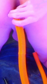 Femboy Play with Alien Eggs and Super Long Tube