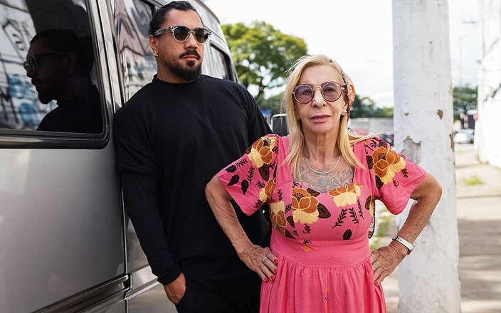 MaturePickup: Tattooed 81 Year Old Granny Rough Fucked in My Driving Van