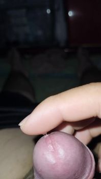 Flashing Little Pinky Cock