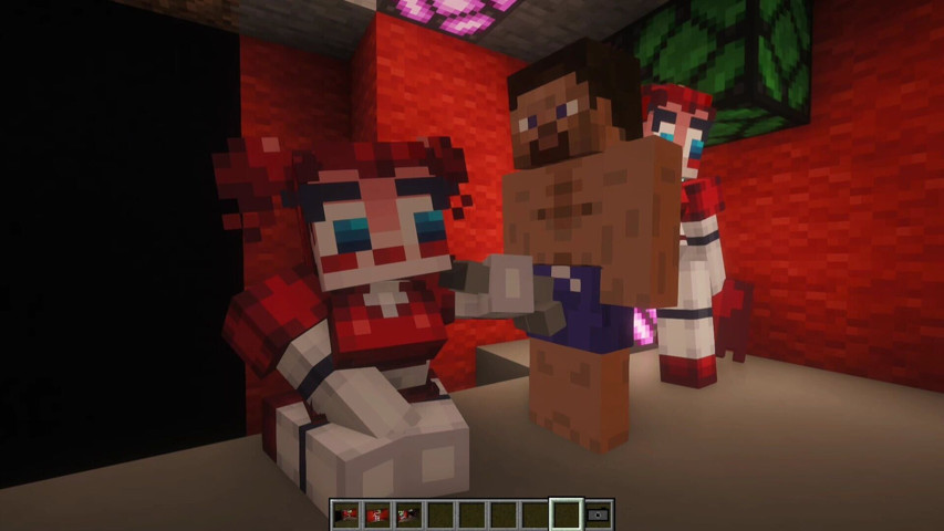 Minecraft Sexcraft the Jenny Mod Fnaf - Some Real Nice Poses From an Animatronic and a Hand Job (Manor Cookie)