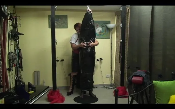 Anna Devot: BDSM - in Black Foil...
