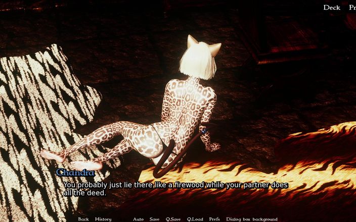 NSFW Gaming: La gattina si ricarica la magia strofinando le sue tette...
