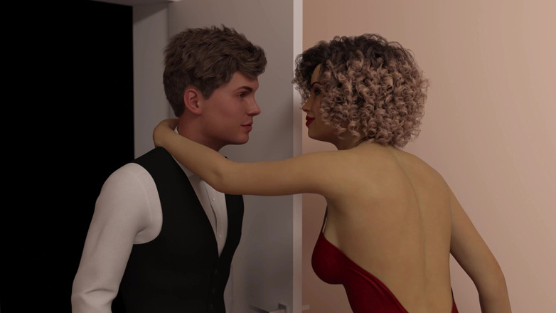 3D Cartoon Porn: College Kings 143 - 亚历克斯带着他的老师rose女士在一个热辣的浴室联播中