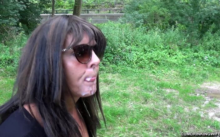 Cumdrinking Wife: 口の中に精液を入れて歩く - コンピレーション