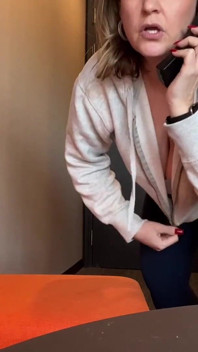 Paying for Pizza with Pussy. I Let the Young Driver Creampie
