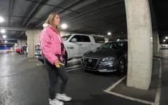 Girl Sucking Dick Stranger in Car Sucked All the Cum