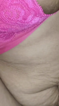 Telugu Anu Aunty in sexy Pink dress