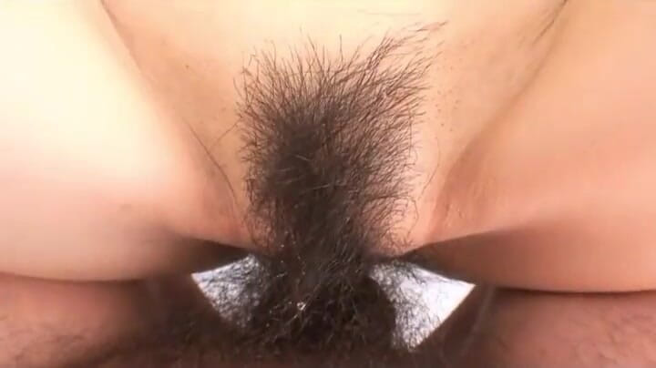 Time To Jerk Off: Alluring Asian babe with a hairy pussy gets fucked hard