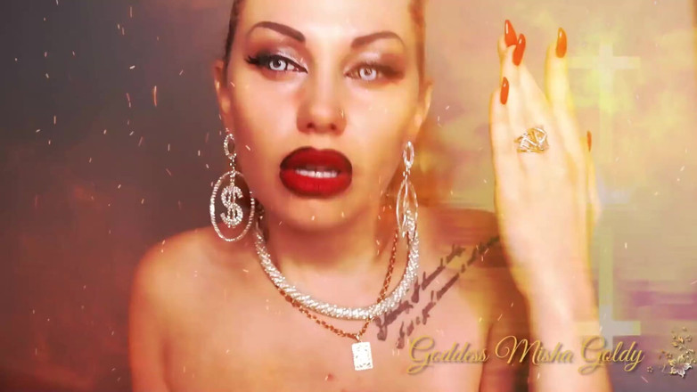 Goddess Misha Goldy: 迷人的反宗教 ASMR！把你的灵魂和你的身体交给魔鬼！