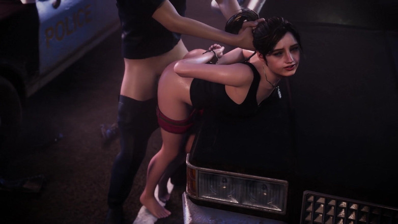 Velvixian 3D: Claire Redfield venkovní sex