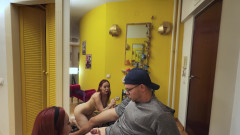 Toma Mur: Step Mom Catches Step Son Jerking off-try Not to Cum!