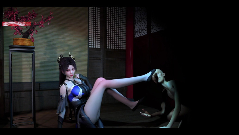 X Hentai: Dea della passione: curve animate in movimento - Animazione 3D Hentai